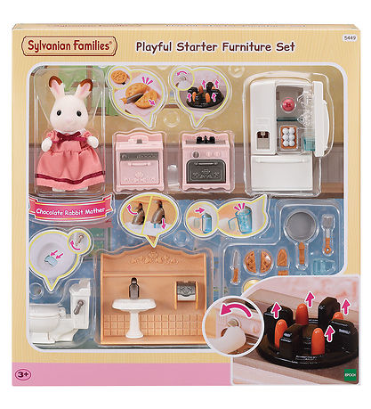 Sylvanian Families - 재미있는 스타터 가구 세트 - 5449
