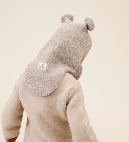 Huttelihut Balaclava - Wool/Cotton - 2-layer - Plys - Camel Mela