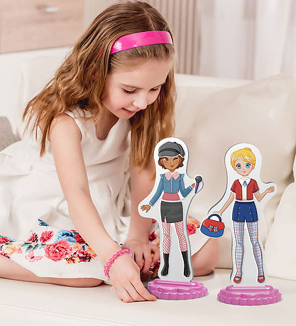 Poupées à habiller Quercetti - Mode magnétique - Meilleur Friend Poupées à habiller Quercetti - Mode magnétique - Meilleur Friend