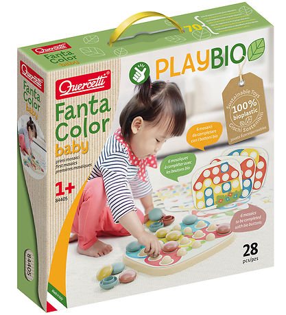 Quercetti Puikkomosaiikki - Fantacolor Playbio - 28 Osaa - 84405