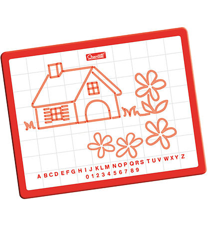 Quercetti Magnetic Board - Magenta ABC - 48 Parts - 05211