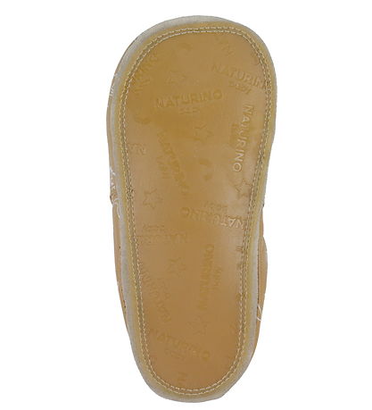 Naturino Krabbesko - Plumard - Lysebrun/Hvit m. Dinos Naturino Krabbesko - Plumard - Lysebrun/Hvit m. Dinos