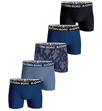 Björn Borg Boxers - 5-Pack - Blue/Black