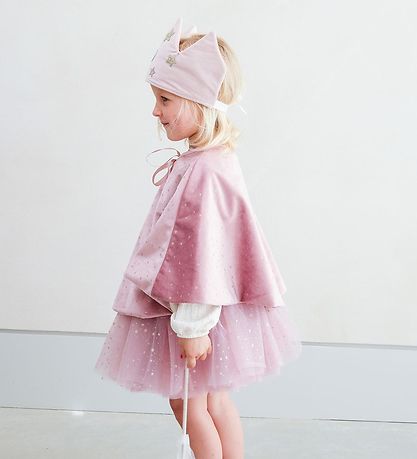 Mimi & Lula Krone - Samt Pink Stars Ente Mond