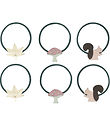 Mimi & Lula Elastic Hair Bands - 6 pcs - Woodland Chestnut Mimi & Lula Elastic Hair Bands - 6 pcs - Woodland Chestnut