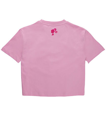 The New T-skjorte - TnBarbie - Boxy - Pastel Lavender m. Trykk