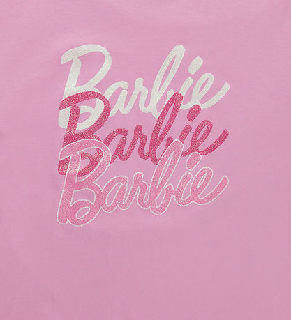 The New T-skjorte - TnBarbie - Boxy - Pastel Lavender m. Trykk
