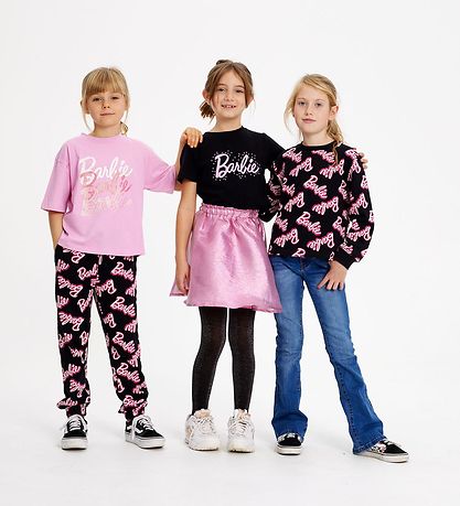 The New T-skjorte - TnBarbie - Boxy - Pastel Lavender m. Trykk