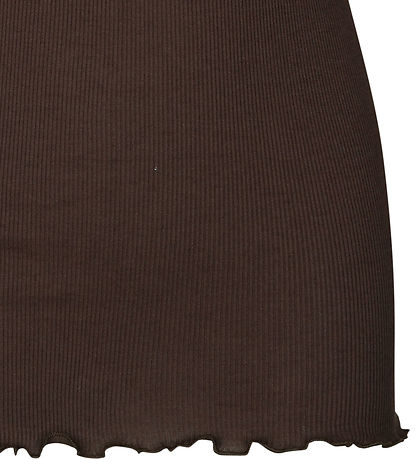Rosemunde Top - Wool/Viscose - Dark Brown