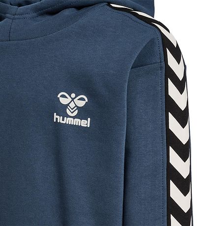 Hummel Hoodie - hmlTakao - Dark Denim Hummel Hoodie - hmlTakao - Dark Denim