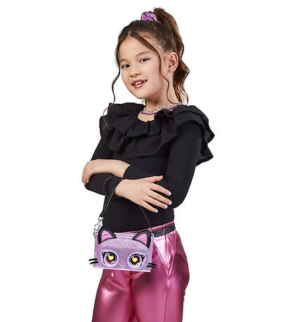 Purse Pets Hliðartaska M. Light - Purdy Purrfect - Glitter