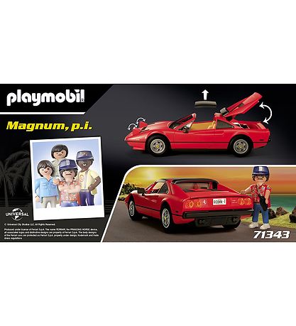 Playmobil Magnum, p.I. - Ferrari 308 GTS Qu... - 71343 - 48 Part