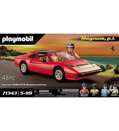 Playmobil Magnum, p.I. - Ferrari 308 GTS Qu... - 71343 - 48 Part