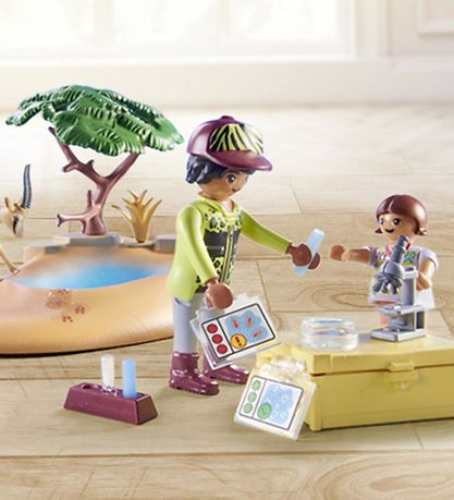 Playmobil Wiltopia - Smuttur Til Vandhullet - 35 Parts - 71294
