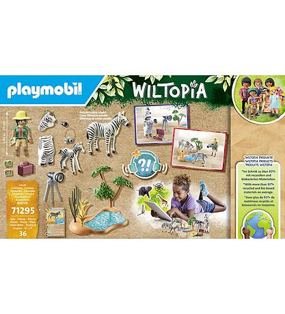 Playmobil Wiltopia - Unterwegs mit Tierfotos... - 71295 - 36 Tei