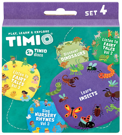 Coffret de disques TIMIO 4 - Chansons pour enfants, Conte de fée
