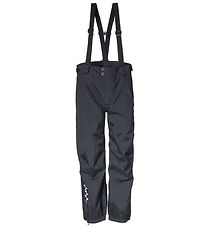 Isbjörn of Sweden Shell pants w. Suspenders - Hurricane - Black