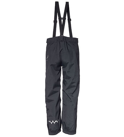 Isbjörn of Sweden Shell pants w. Suspenders - Hurricane - Black