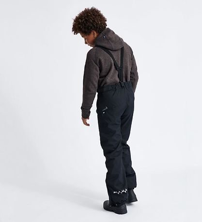 Isbjörn of Sweden Shell pants w. Suspenders - Hurricane - Black