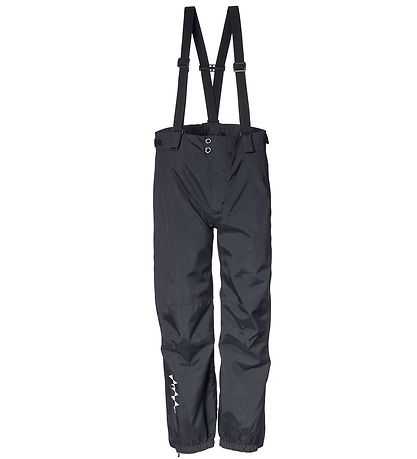 Isbjörn of Sweden Shell pants w. Suspenders - Hurricane - Black