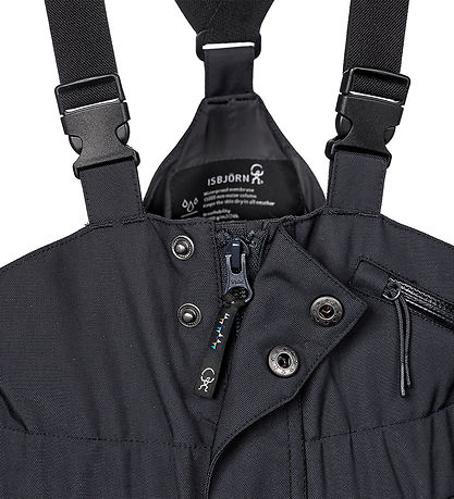 Isbjörn of Sweden Ski Pants w. Suspenders - Powder - Black