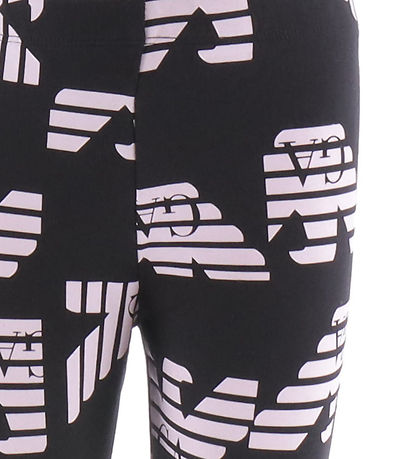 Leggings Emporio Armani - Noir/Rose av. Logos Leggings Emporio Armani - Noir/Rose av. Logos
