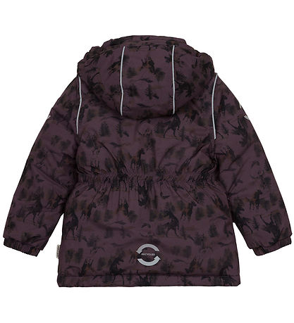 Manteau d'Hiver Mikk-Line - Recyclé - Huckleberry av. Imprimé