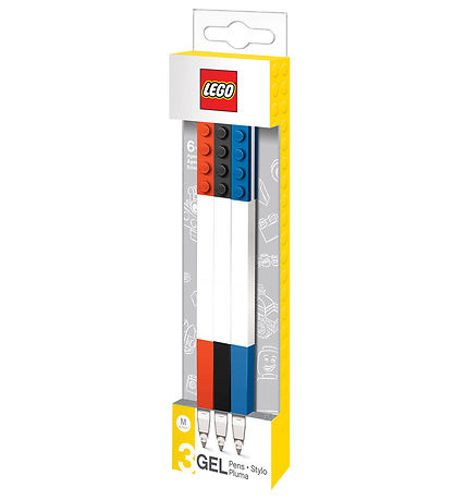 Stylos à encre gel LEGO® - 3 Pack - Rouge/Bleu/Noir Stylos à encre gel LEGO® - 3 Pack - Rouge/Bleu/Noir