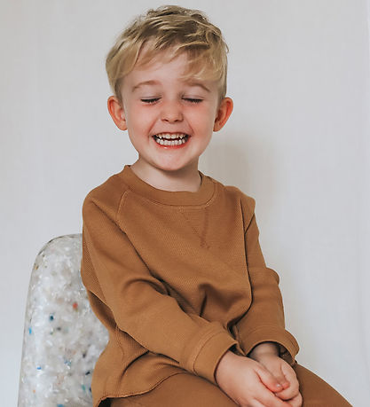Monsieur Mini Byxor - Baggy Waffle - Brown Sucker