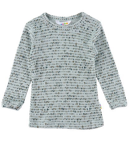 Joha Blouse - Wool - Mint Aop Joha Blouse - Wool - Mint Aop