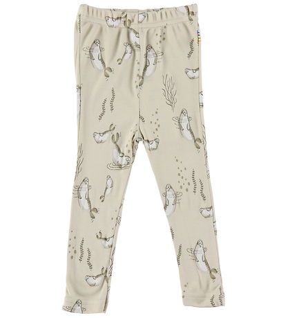 Joha Leggings - Bambus - Drapplitað Op
