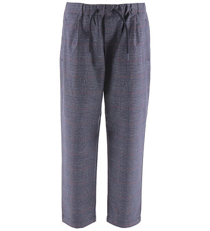 Emporio Armani Trousers - Navy/Red Check Emporio Armani Trousers - Navy/Red Check