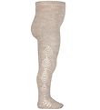 Condor Tights w. Pointelle - Wool/Acrylic - Beige Condor Tights w. Pointelle - Wool/Acrylic - Beige