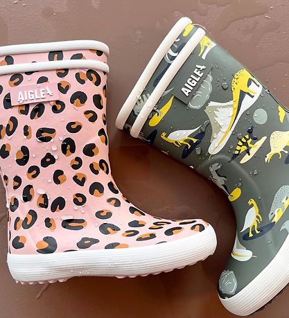 Aigle Rubber Boots - Lolly Pop Play 3 - Leopard 2