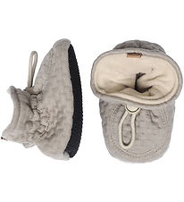 Melton Booties - Beige Melange Melton Booties - Beige Melange
