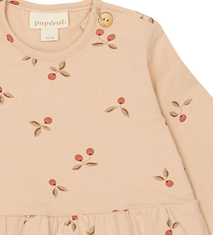 Popirol Dress - Pojill - Print Cranberry