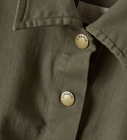 Creamie Denim Jacket - Olive Night