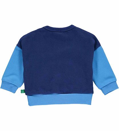 Freds World Collegegenser - Blokkér - Deep Blue Freds World Collegegenser - Blokkér - Deep Blue
