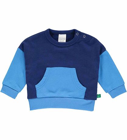 Freds World Collegegenser - Blokkér - Deep Blue Freds World Collegegenser - Blokkér - Deep Blue