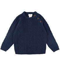 Copenhagen Colors Blouse - Knitted - Navy Copenhagen Colors Blouse - Knitted - Navy