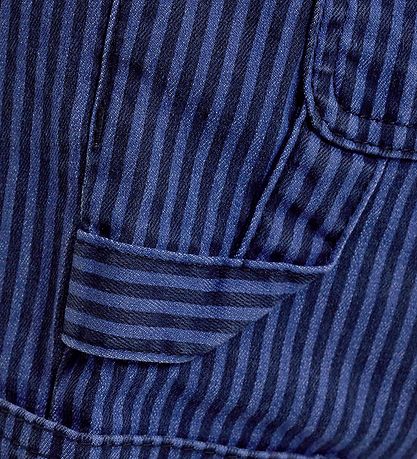 Sofie Schnoor Meisjes Jeans - Raster - Kobalt gestreept