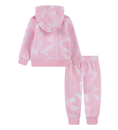 Jordan Sweat Set - Medium+ Soft Pink w. White Jordan Sweat Set - Medium+ Soft Pink w. White