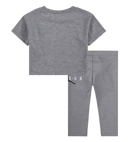 Jordan T-paita/Leggingsit - Harmaa melange M. Logo