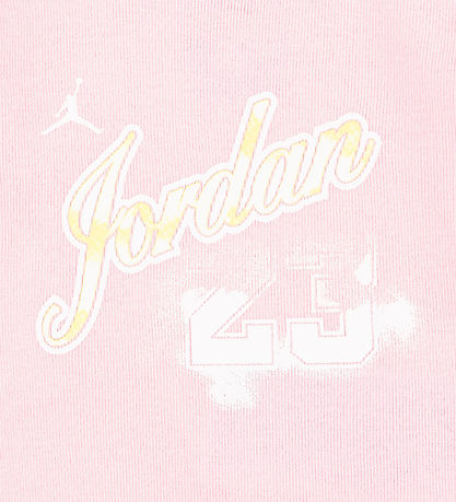 Jordan Gift Box - Booties/Beanie/Bodysuit s/s - Pink/White