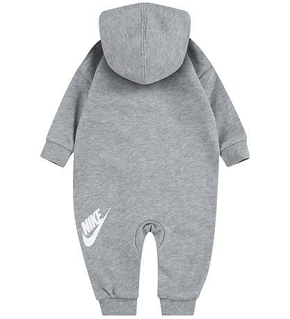 Nike Jumpsuit - Grey Melange w. White Nike Jumpsuit - Grey Melange w. White