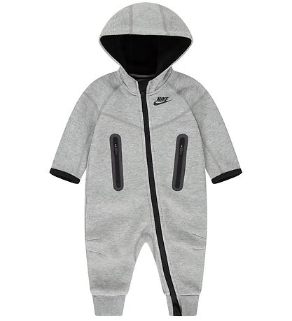Nike 점프수트 - 그레이 멜란지 포함 블랙