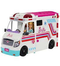 Ambulance av. Son/Lumière Barbie - 60 cm - Blanc Ambulance av. Son/Lumière Barbie - 60 cm - Blanc