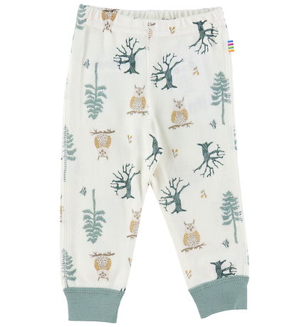 Joha Leggings - Wol/Bamboe - Offwhite m. Bos Joha Leggings - Wol/Bamboe - Offwhite m. Bos