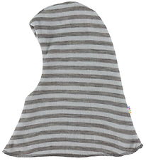 Joha Balaclava - Wool - Reversible - 2-layer - Grey/Mint Joha Balaclava - Wool - Reversible - 2-layer - Grey/Mint