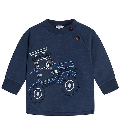 Sweat-shirt Hust and Claire - Aslak - Blue Lune Sweat-shirt Hust and Claire - Aslak - Blue Lune